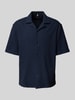 BOSS Poloshirt mit V-Ausschnitt Modell 'LARS' Marine