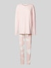 Mey Pyjama met extra brede schouders Roze