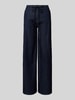 MAC Straight leg jeans met tunnelkoord, model 'CHarly' Donkerblauw