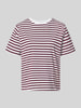 VILA t-shirt met ronde hals model 'NORA' Bordeaux