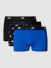 ADIDAS SPORTSWEAR Trunks mit Label-Details im 3er-Pack Black