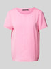 Marc Cain Blusenshirt mit Label-Applikation Pink