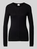 ICHI Cardigan mit durchgehender Knopfleiste Modell 'MAFA' Black