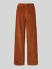 s.Oliver RED LABEL Regular Fit Cordhose aus reiner Baumwolle mit weitem Bein Cognac