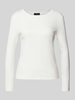 Marc Cain Longsleeve mit Rundhalsausschnitt Offwhite