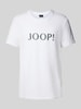 JOOP! Collection T-shirt met logoprint en ronde hals Wit