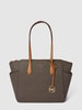 MICHAEL Michael Kors Shopper met labeldetail, model 'MARILYN' Middenbruin