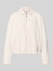 Christian Berg Woman Sweatjack met platte kraag Ecru