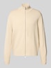 Selected Regular Fit Strickjacke aus Viskose-Mix Modell 'TELLER' Offwhite