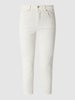 Angels Ankle cut jeans met stretch, model 'Ornella' Ecru