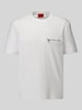HUGO Regular Fit T-Shirt aus reiner Baumwolle Modell 'Derenn' Weiss