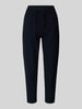 Soyaconcept Tapered fit broek met steekzakken, model 'Cissie' Marineblauw