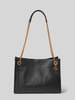 Lauren Ralph Lauren Handtasche mit Label-Applikation und Schulterriemen Black