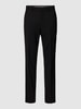 s.Oliver BLACK LABEL Regular fit pantalon met persplooien, model 'OULTIMATE' Zwart