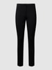 Brax Skinny fit stretchbroek met persplooien, model 'MILLS' Zwart