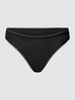 Sloggi String mit Spitzenbesatz Modell 'Go Brazil' im 2er-Pack Schwarz