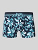 BOSS Regular Fit Trunks aus Baumwoll-Mix Hellblau