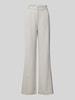 Calvin Klein Womenswear Wide leg stoffen broek met riemlussen Lichtgrijs