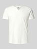 Blend T-shirt met serafinohals Wit