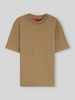 HUGO Regular Fit T-Shirt aus reiner Baumwolle Modell 'DAPOLINO' Sand