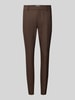MOS MOSH Slim Fit Anzughose aus Baumwoll-Mix Schoko