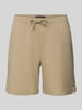 Tommy Hilfiger Regular Fit Shorts aus Baumwoll-Elasthan-Mix Kitt