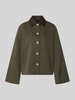 VERO MODA Regular fit blouson met platte kraag model 'CHELSEAPOPPY' Olijfgroen