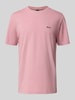 BOSS Green Regular Fit T-Shirt aus Baumwoll-Mix Mauve