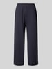 Marc O'Polo Denim Wide leg culotte van viscosemix Marineblauw