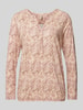 Soyaconcept Regular fit blouseshirt met V-hals, model 'FELICITY' Rosé