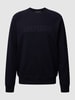 Guess Bluza z wyhaftowanym logo Ciemnoniebieski