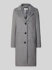 s.Oliver RED LABEL Regular fit lange jas met wol Lichtgrijs gemêleerd
