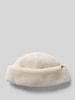 Barts Muts met brede omslag model 'Teddybow' Offwhite
