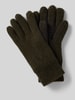 Barbour Handschuhe mit Label-Detail Modell 'Carlton' Dunkelgruen