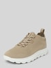 Geox Sneakers met vetersluiting, model 'SPHERICA' Zand