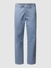 Christian Berg Men Straight Fit Chino mit Stretch-Anteil Bleu