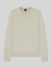 BOSS Orange Regular Fit Pullover aus Baumwoll-Kaschmir-Mix Modell 'Kanovano_S' Beige