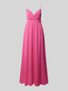 Only Maxikleid mit V-Ausschnitt Modell 'LASTA LIFE' Pink