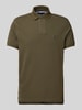 Tommy Hilfiger Regular Fit Poloshirt mit Label-Detail Oliv