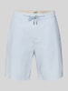 Scotch & Soda Regular Fit Shorts aus Baumwoll-Leinen-Mix Modell 'Seasonal core' Hellblau
