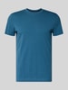 Tom Tailor Slim fit T-shirt van katoenmix
 Oceaanblauw