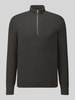 ONLY & SONS Regular Fit Troyer aus Baumwoll-Mix Modell 'PHIL' Schlamm
