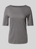 Christian Berg Woman T-shirt met ronde hals Grafiet