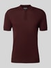 Antony Morato Poloshirt met ribboorden Bordeaux