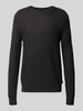 JOOP! COLLECTION Gebreide pullover van wolmix model 'Bennino' Zwart