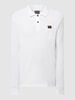 Paul & Shark Poloshirt aus Baumwolle mit langem Arm Weiss