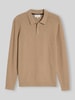 Tom Tailor Regular Fit Pullover mit Polokragen Camel
