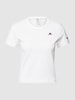 CHAMPION T-shirt met labelpatch Wit