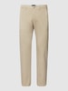 Tommy Hilfiger Straight Fit Chino mit feinem Muster Modell 'DENTON' Beige