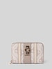 Guess Portemonnee met labelapplicatie, model 'ERENA' Taupe
